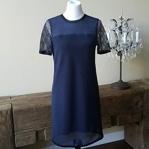 NWOT Rag & Bone navy dress with black trim